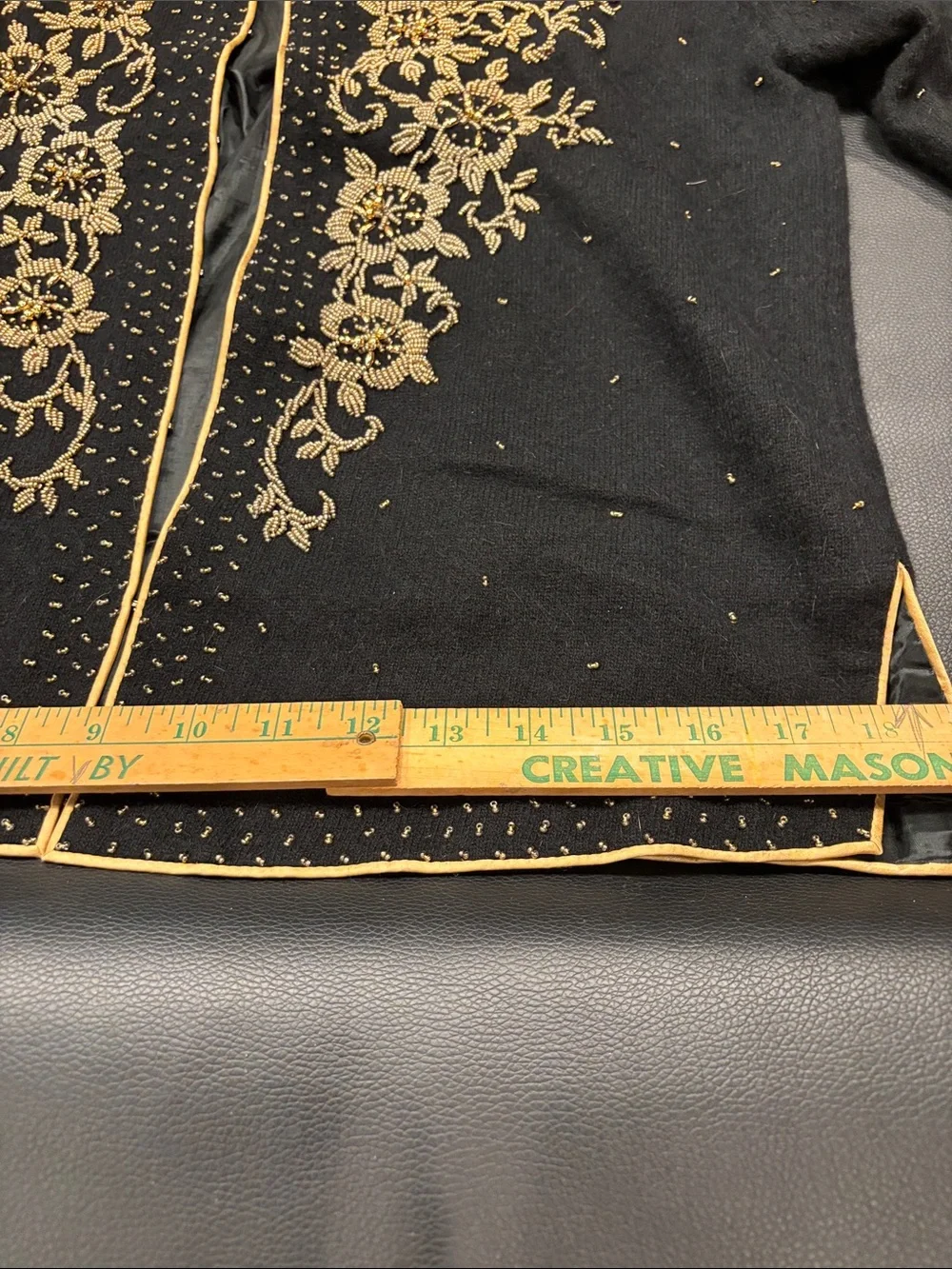 Vintage Asian Style Wool Cardigan